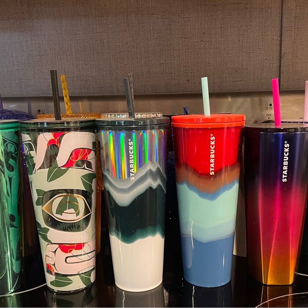 Starbucks Colorful Tumbler Set